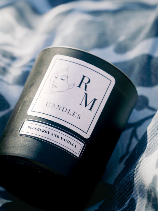 Blueberry and Vanilla RM Luxury Candles