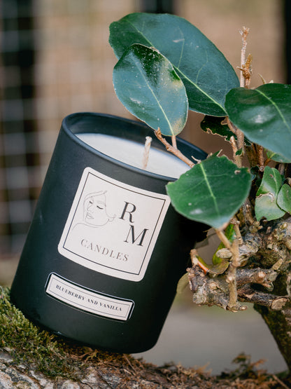 Blueberry and Vanilla RM Luxury Candles